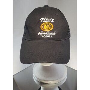 Tito's Handmade Vodka Baseball Cap Hat Men's Austin Texas Logo Mesh Snapback